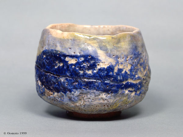 Onisaburo Deguchi " Choon " Scintillating Bowl (tea bowl) height92mm x caliber90mm